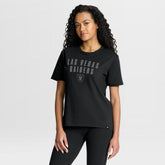 Las Vegas Raiders Women's Blackout Kneel Down Legacy T-Shirt - Black sale