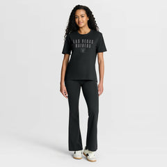 Las Vegas Raiders Women's Blackout Kneel Down Legacy T-Shirt - Black sale