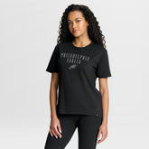 Philadelphia Eagles Women's Blackout Kneel Down Legacy T-Shirt - Black on sale