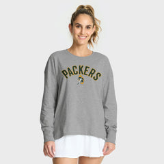 Green Bay Packers Women's Hometown Legacy Long Sleeve T-Shirt - Heather Gray sale