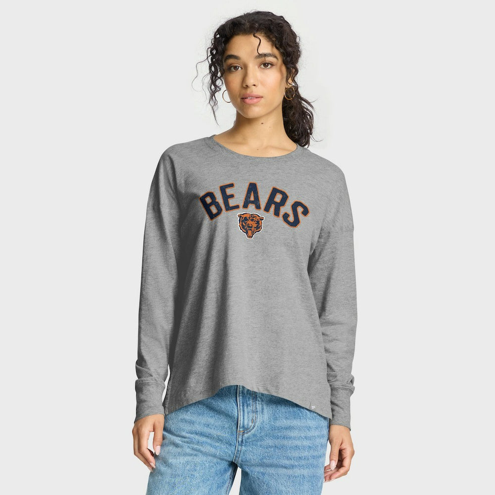 Chicago Bears Women's Hometown Legacy Long Sleeve T-Shirt - Heather Gray discount