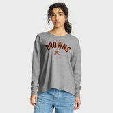 Cleveland Browns Women's Hometown Legacy Long Sleeve T-Shirt - Heather Gray online