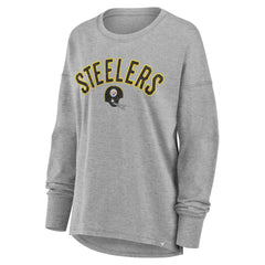Pittsburgh Steelers Women's Hometown Legacy Long Sleeve T-Shirt - Heather Gray online