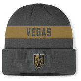 Vegas Golden Knights Fanatics Authentic Pro Rink Cuffed Knit Hat - Gray Hats