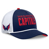 Washington Capitals Fanatics Authentic Pro Rink A-Frame Adjustable Hat - Navy/White Hats