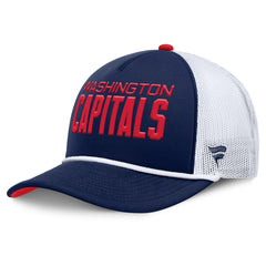 Washington Capitals Fanatics Authentic Pro Rink A-Frame Adjustable Hat - Navy/White Hats