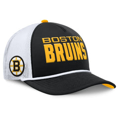 Boston Bruins Fanatics Authentic Pro Rink A-Frame Adjustable Hat - Black/White Hats