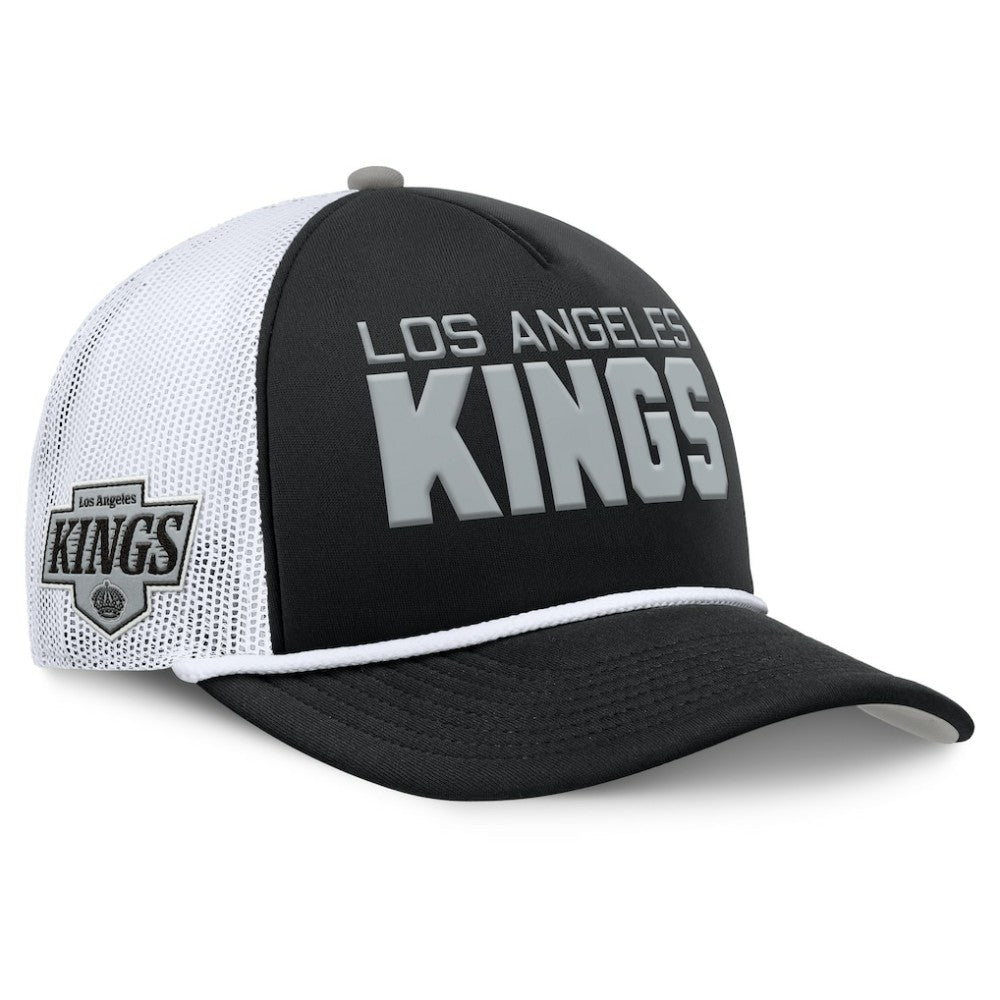 Los Angeles Kings Fanatics Authentic Pro Rink A-Frame Adjustable Hat - Black/White Hats