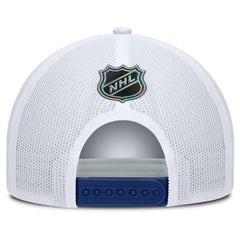 Toronto Maple Leafs Fanatics Authentic Pro Rink A-Frame Adjustable Hat - Blue/White Hats