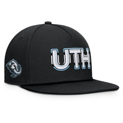 Utah Mammoth Fanatics Authentic Pro Rink Team Code Snapback Hat - Black Hats