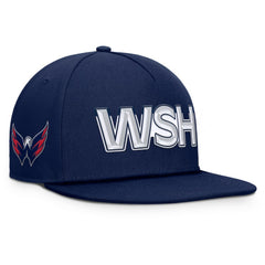 Washington Capitals Fanatics Authentic Pro Rink Team Code Snapback Hat - Navy Hats