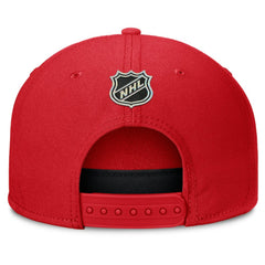 Calgary Flames Fanatics Authentic Pro Rink Team Code Snapback Hat - Red Hats