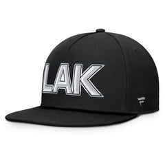 Los Angeles Kings Fanatics Authentic Pro Rink Team Code Snapback Hat - Black Hats