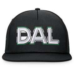 Dallas Stars Fanatics Authentic Pro Rink Team Code Snapback Hat - Black Hats