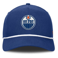 Edmonton Oilers Fanatics Authentic Pro Rink Roper A-Frame Adjustable Hat - Royal Hats