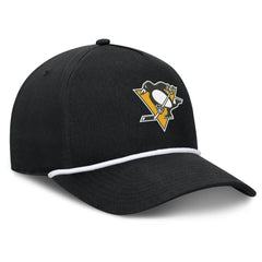 Pittsburgh Penguins Fanatics Authentic Pro Rink Roper A-Frame Adjustable Hat - Black Hats