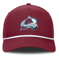 Colorado Avalanche Fanatics Authentic Pro Rink Roper A-Frame Adjustable Hat - Burgundy Hats
