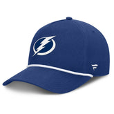 Tampa Bay Lightning Fanatics Authentic Pro Rink Roper A-Frame Adjustable Hat - Blue Hats