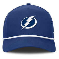 Tampa Bay Lightning Fanatics Authentic Pro Rink Roper A-Frame Adjustable Hat - Blue Hats