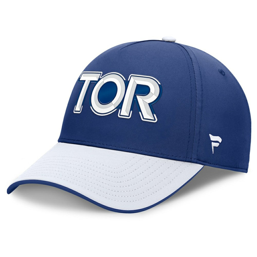 Toronto Maple Leafs Fanatics Authentic Pro Rink Team Code Flex Hat - Blue/White Hats