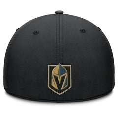 Vegas Golden Knights Fanatics Authentic Pro Rink Team Code Flex Hat - Black/Charcoal Hats