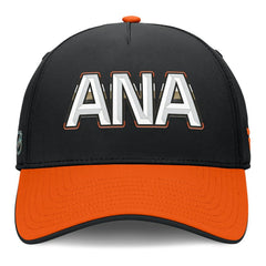 Anaheim Ducks Fanatics Authentic Pro Rink Team Code Flex Hat - Black/Orange Hats