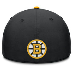 Boston Bruins Fanatics Authentic Pro Rink Team Code Flex Hat - Black/Gold Hats