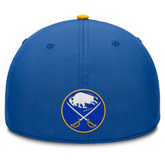 Buffalo Sabres Fanatics Authentic Pro Rink Team Code Flex Hat - Royal/Gold Hats