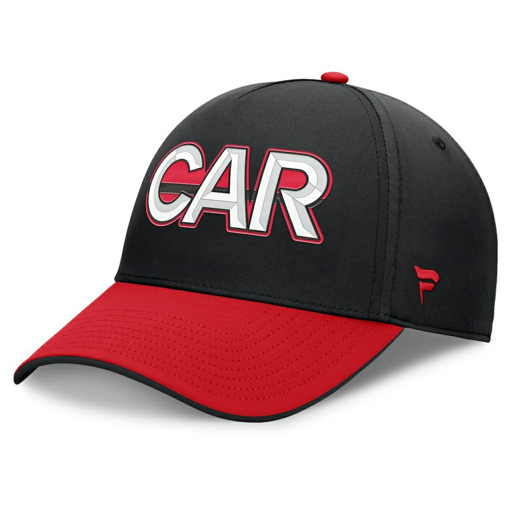 Carolina Hurricanes Fanatics Authentic Pro Rink Team Code Flex Hat - Black/Red Hats