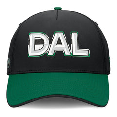 Dallas Stars Fanatics Authentic Pro Rink Team Code Flex Hat - Black/Kelly Green Hats