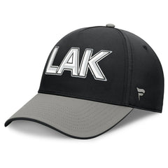 Los Angeles Kings Fanatics Authentic Pro Rink Team Code Flex Hat - Black/Gray Hats