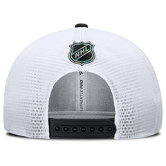 Philadelphia Flyers Fanatics Authentic Pro Rink Lockup Adjustable Trucker Hat - Black/White Hats