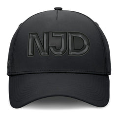 New Jersey Devils Fanatics Authentic Pro Road Team Code Flex Hat - Black Jerseys