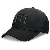 Pittsburgh Penguins Fanatics Authentic Pro Road Team Code Flex Hat - Black Hats