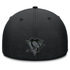 Pittsburgh Penguins Fanatics Authentic Pro Road Team Code Flex Hat - Black Hats