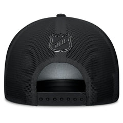 Utah Mammoth Fanatics Authentic Pro Road Team Code Trucker Adjustable Hat - Black Hats