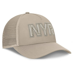New York Rangers Fanatics Women's Authentic Pro Road Trucker Adjustable Hat - Tan Hats