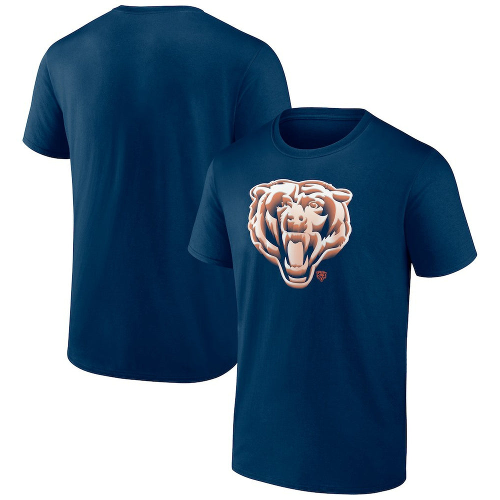 Chicago Bears Chrome Dimension T-Shirt - Navy online
