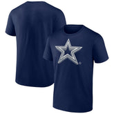 Dallas Cowboys Chrome Dimension T-Shirt - Navy outlet
