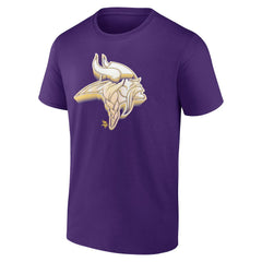 Minnesota Vikings Chrome Dimension T-Shirt - Purple sale