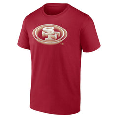 San Francisco 49ers Chrome Dimension T-Shirt - Scarlet online