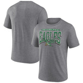 Philadelphia Eagles Warped Block Tri-Blend T-Shirt - Heather Gray cheap