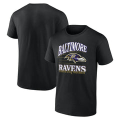 Baltimore Ravens Retro Gridiron T-Shirt - Black cheap
