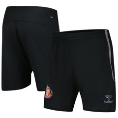 Sunderland Hummel Training Shorts Discount - Black