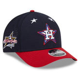 Houston Astros 2025 MLB All-Star Game Workout 9FORTY M-Crown Adjustable Hat Navy/Red