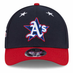 Athletics 2025 MLB All-Star Game Workout 9FORTY M-Crown Adjustable Hat Navy/Red