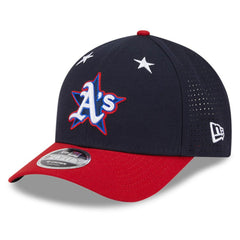 Athletics 2025 MLB All-Star Game Workout 9FORTY M-Crown Adjustable Hat Navy/Red
