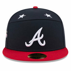 Atlanta Braves 2025 MLB All-Star Game Side Patch 59FIFTY Fitted Hat Navy/Red