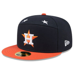 Houston Astros 2025 MLB All-Star Game Side Patch 59FIFTY Fitted Hat Navy/Orange