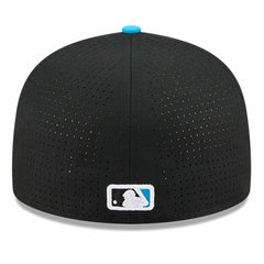 Miami Marlins 2025 MLB All-Star Game Side Patch 59FIFTY Fitted Hat Black/Blue